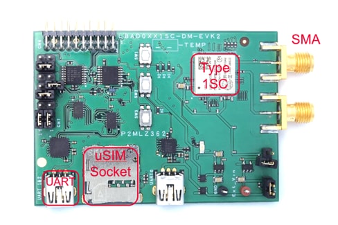 Murata Kit d’évaluation LBAD0XX1SC-DM-EVK-B type 1SC